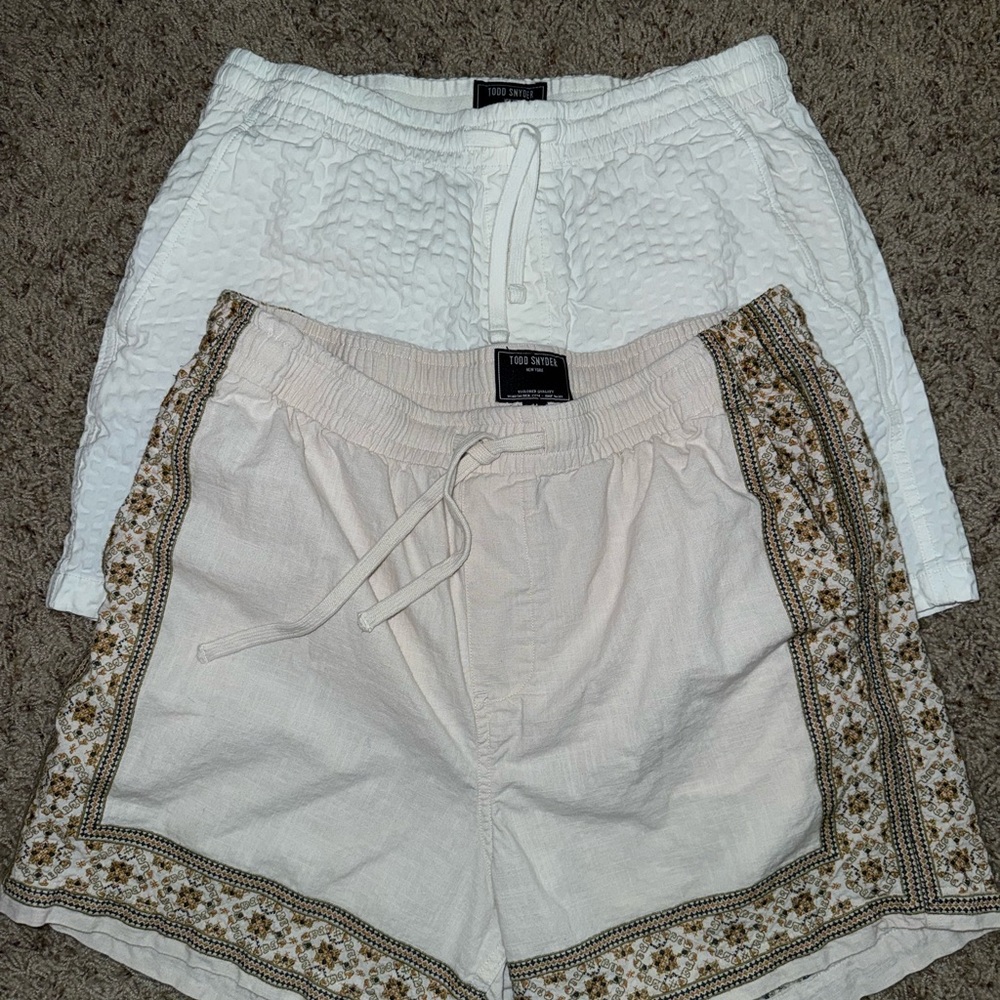 Todd Snyder white shorts only